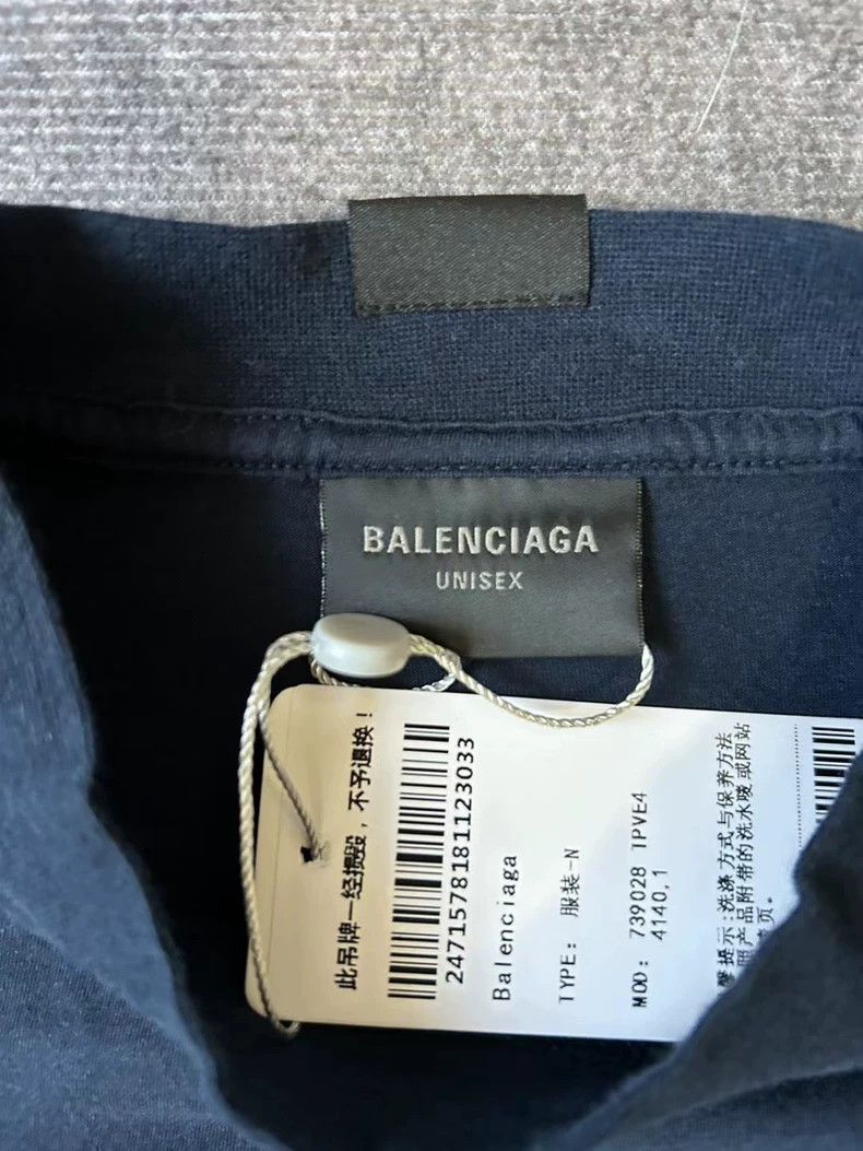Balenciaga Balenciaga Short-sleeved t-blue Size US S / EU 44-46 / 1 - 3 Thumbnail