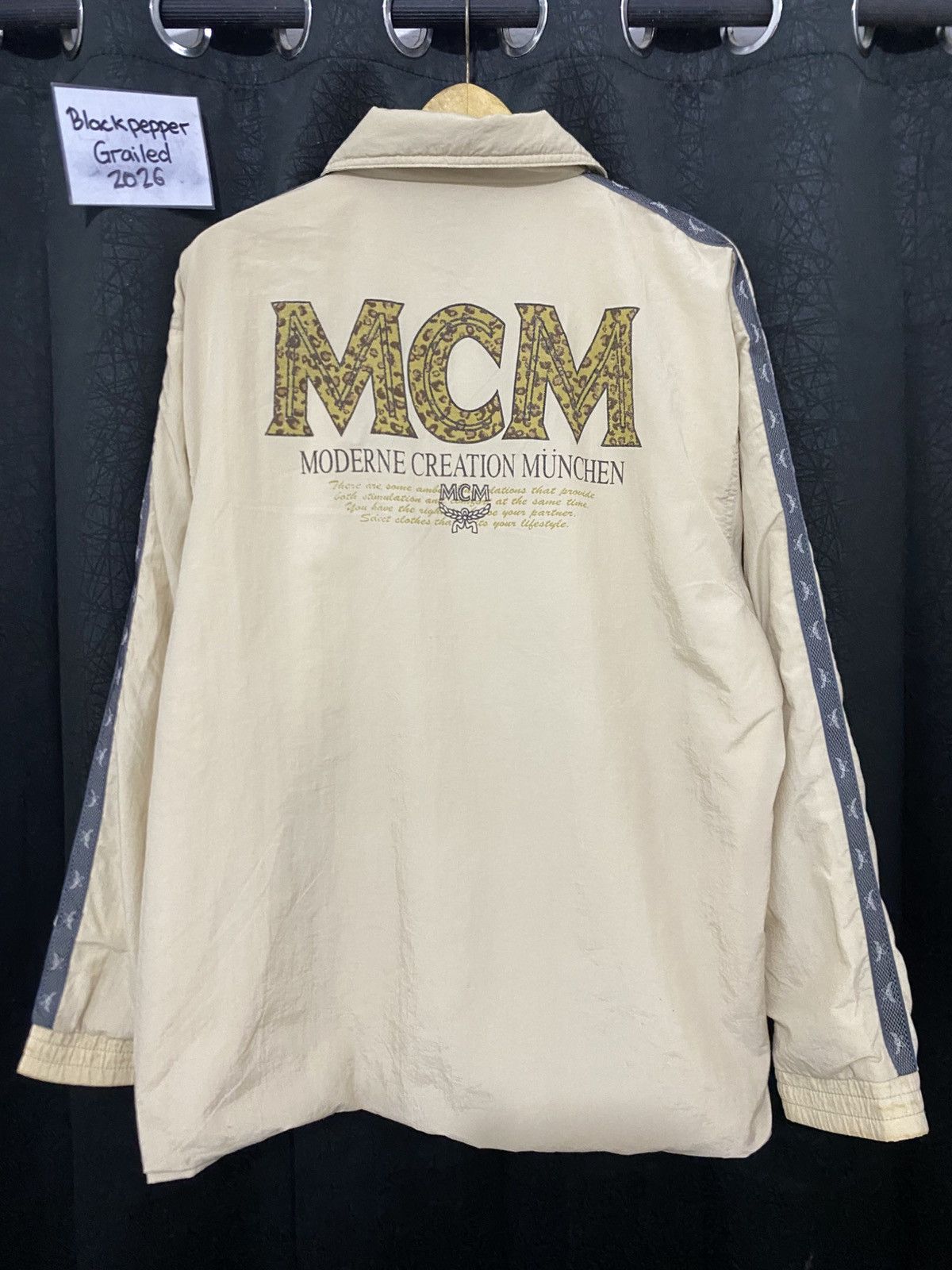 MCM Vintage MCM Tapped Windbreaker Jacket Size US M / EU 48-50 / 2 - 1 Thumbnail