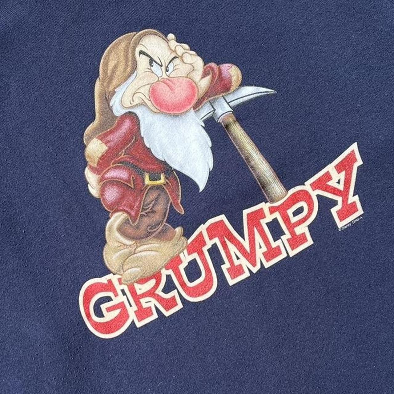 Disney × Vintage Vintage Disney Snow White Grumpy Cartoon Crewneck Sweatshirt Size US M / EU 48-50 / 2 - 3 Thumbnail