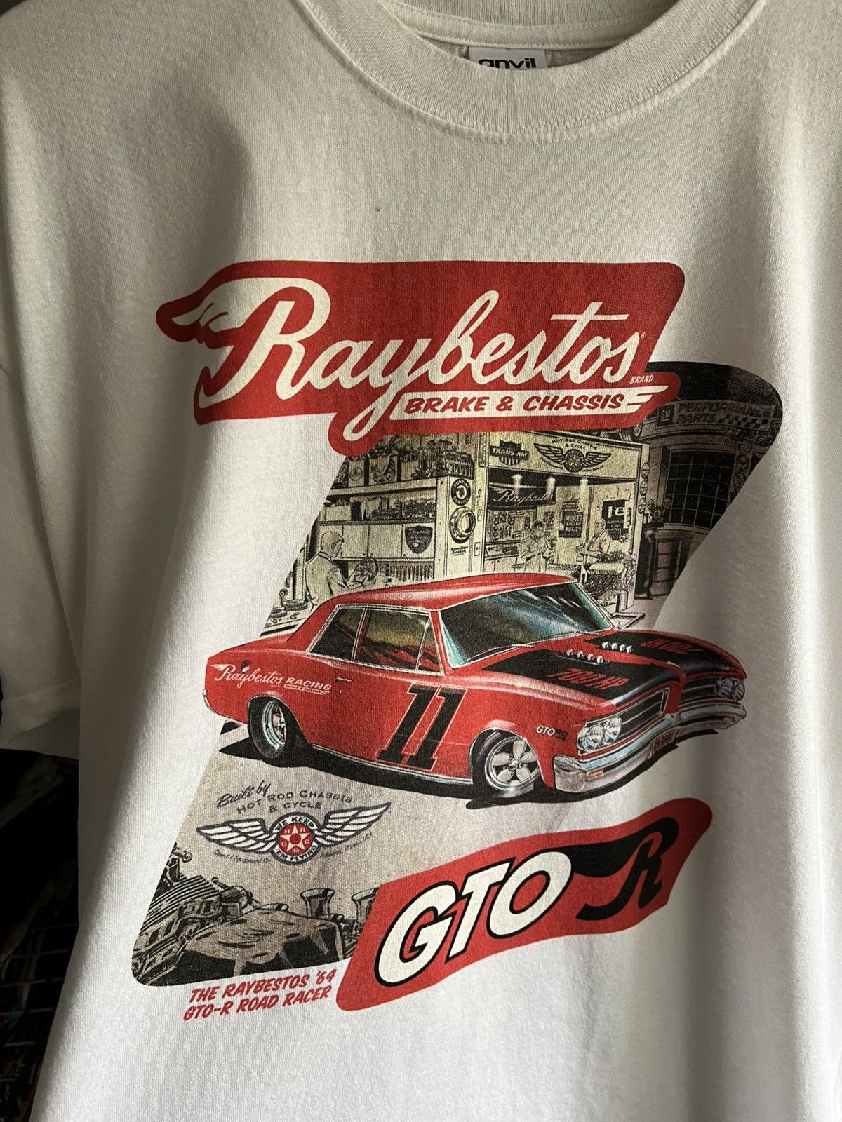 Vintage 2000s Raybestos GTO R 64 Classic Cars Tee Size US XL / EU 56 / 4 - 2 Thumbnail