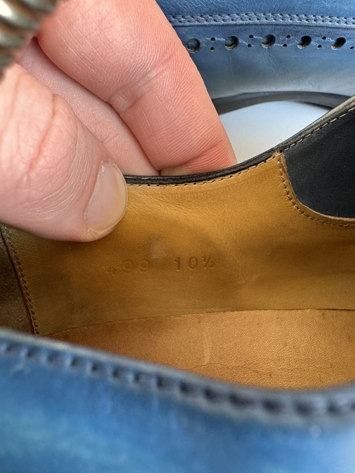 Sutor Mantellassi Sutor Mantellassi Blue Double Monk Strap Shoes Size US 10 / EU 43 - 9 Thumbnail