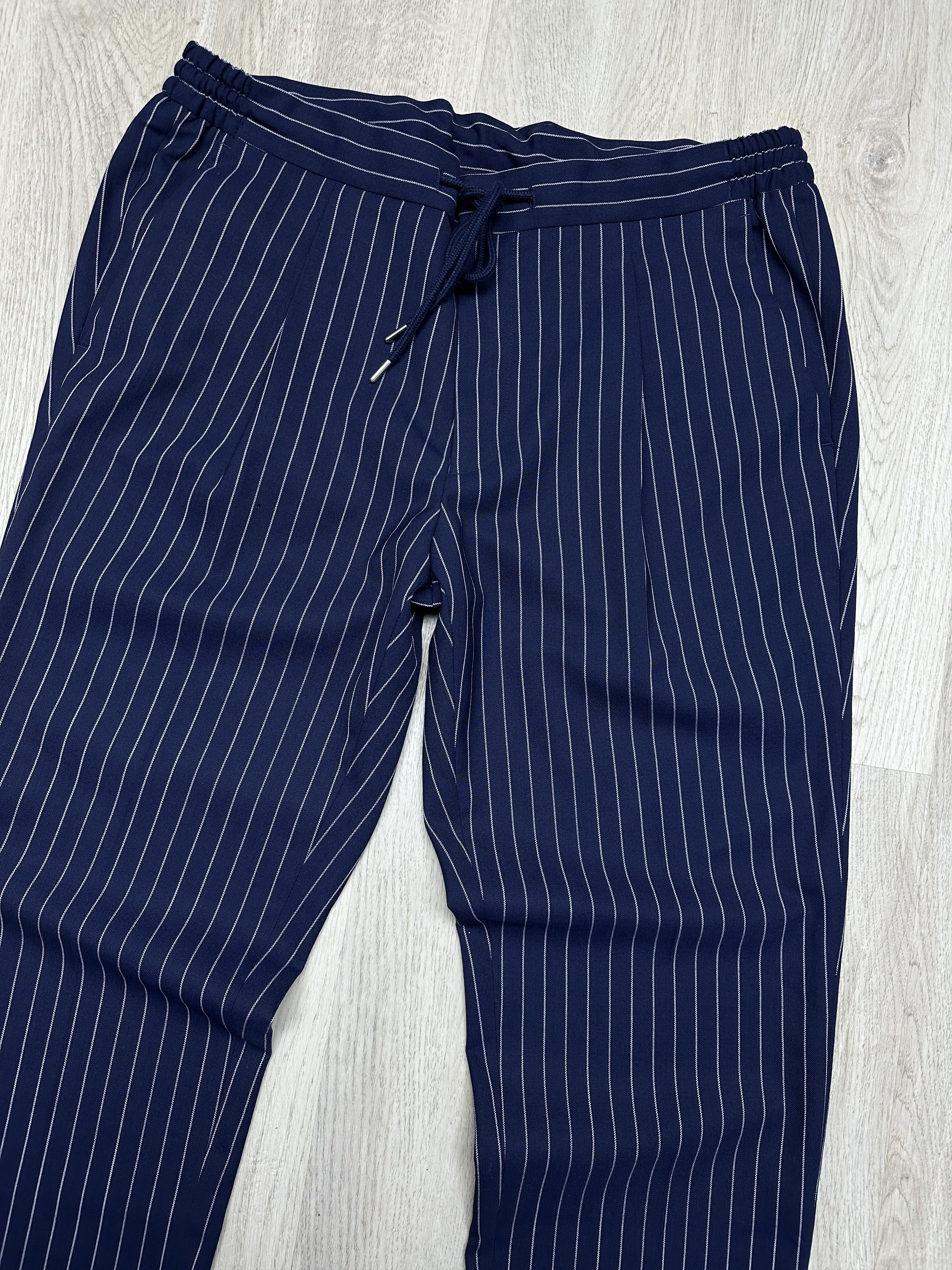 Boggi Boggi Milano Mens Travel Striped Pants Trousers Size US 34 / EU 50 - 2 Thumbnail