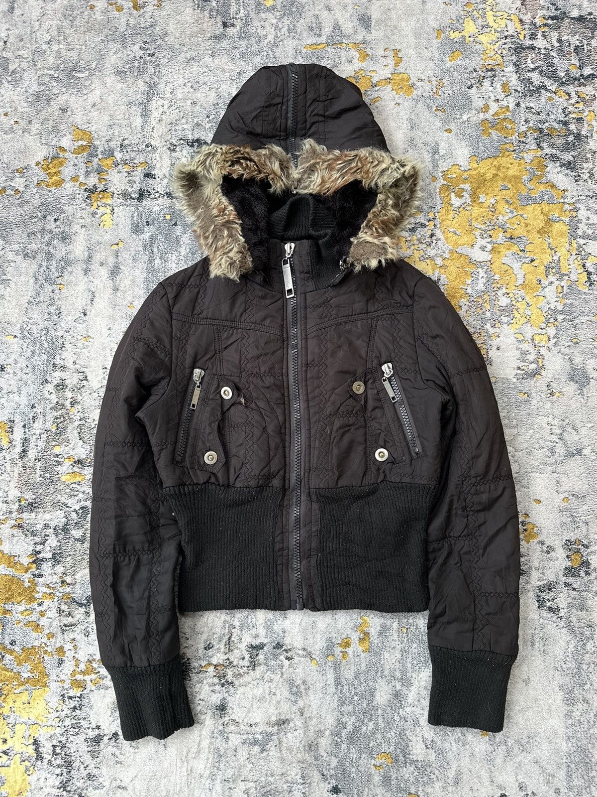 Beauty Beast ESLEY AVANT GARDE IF SIX WAS NINE GOA STYLE PUFFER JACKET Size M / US 6-8 / IT 42-44 - 2 Thumbnail