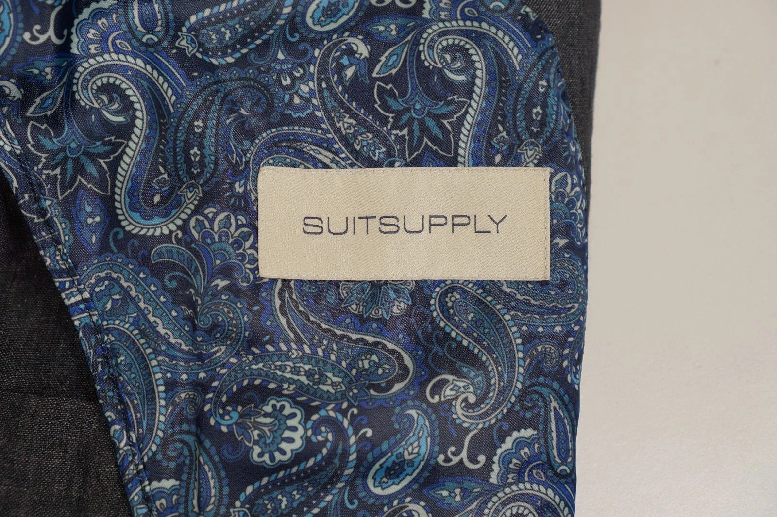 Suitsupply Men Suitsupply Blazer 100% Wool Grey Angelico Size 23 US36S Size 36S - 5 Thumbnail