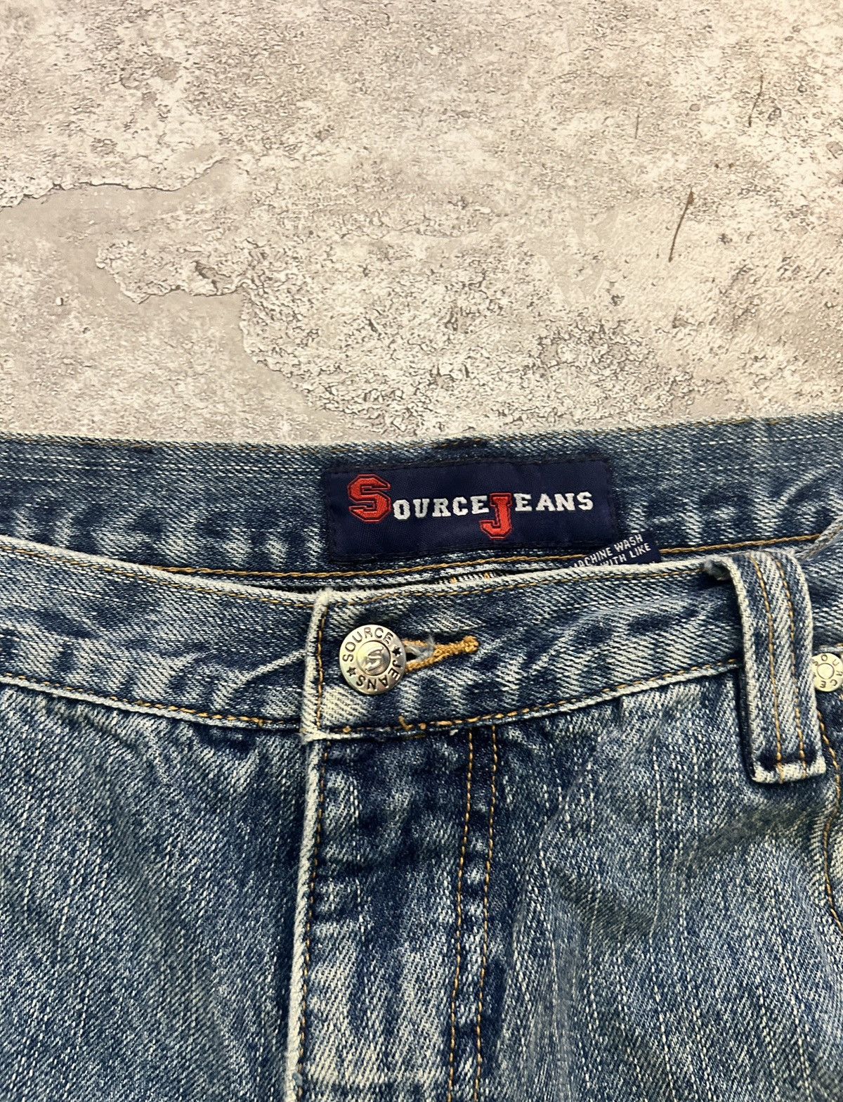 Other × Vintage Rare vintage denim shorts with unique patchwork design Size US 38 / EU 54 - 4 Thumbnail