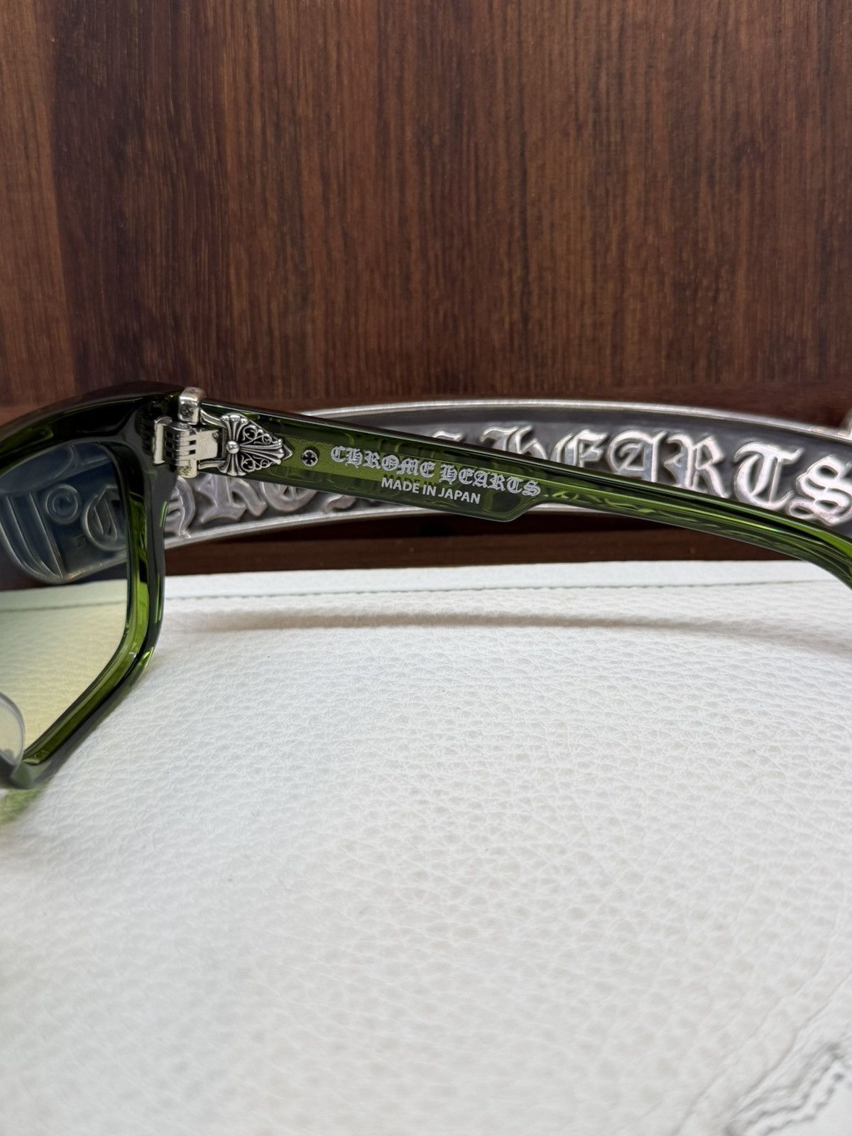 Chrome Hearts Chrome Hearts Box Officer Sunglasses Size ONE SIZE - 9 Thumbnail