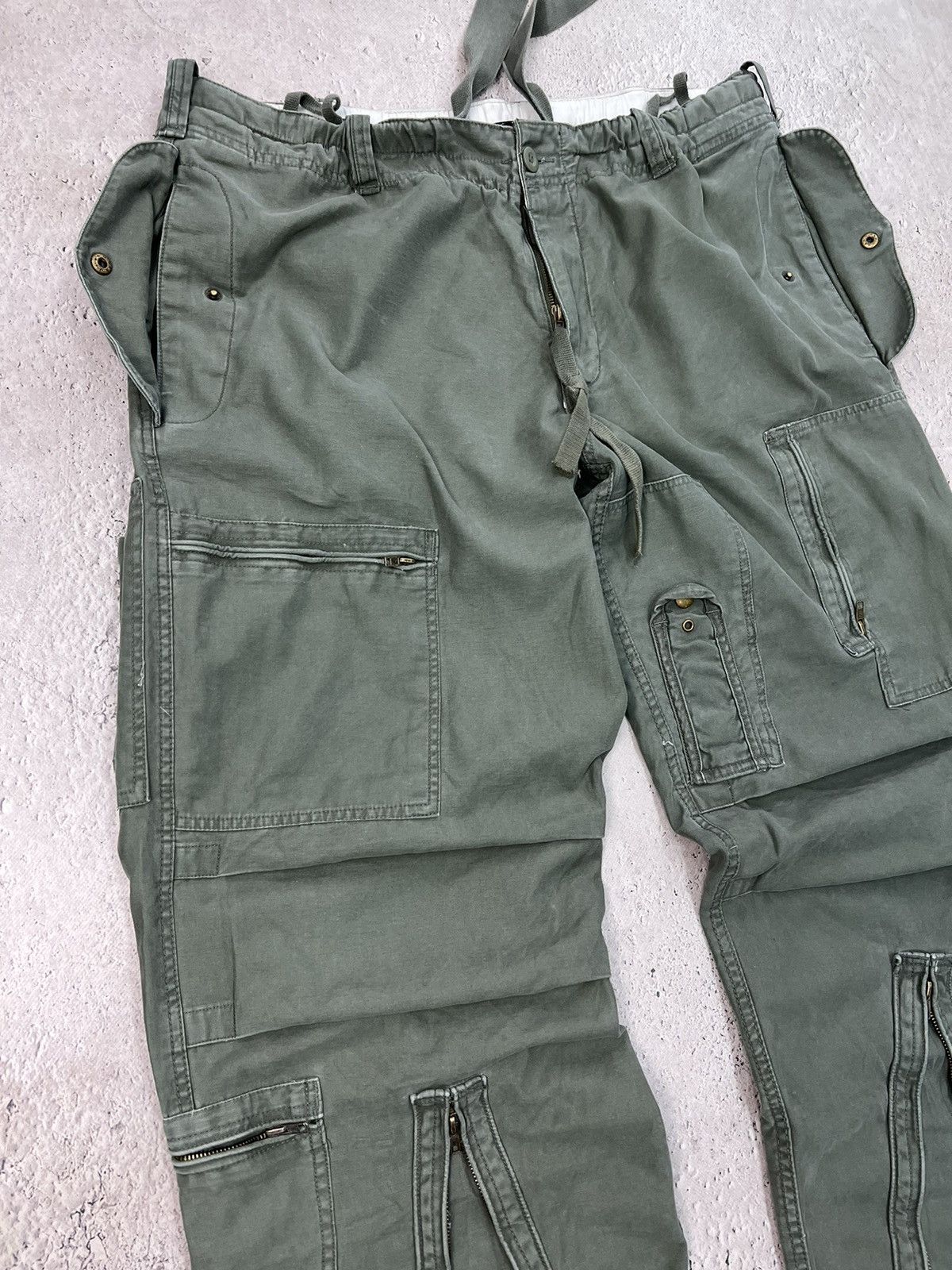 Carhartt × Vintage Vintage y2k Carhartt Baggy olive Cargo Pants Size US 34 / EU 50 - 3 Thumbnail