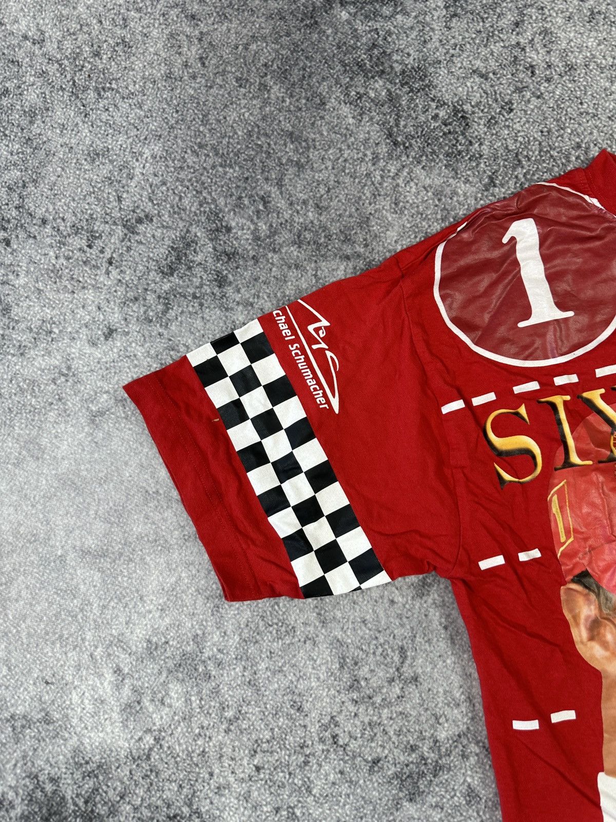 Vintage Vintage F1 Racing 90s T-shirt Logo Streetwear Schumacher M Size US M / EU 48-50 / 2 - 3 Thumbnail