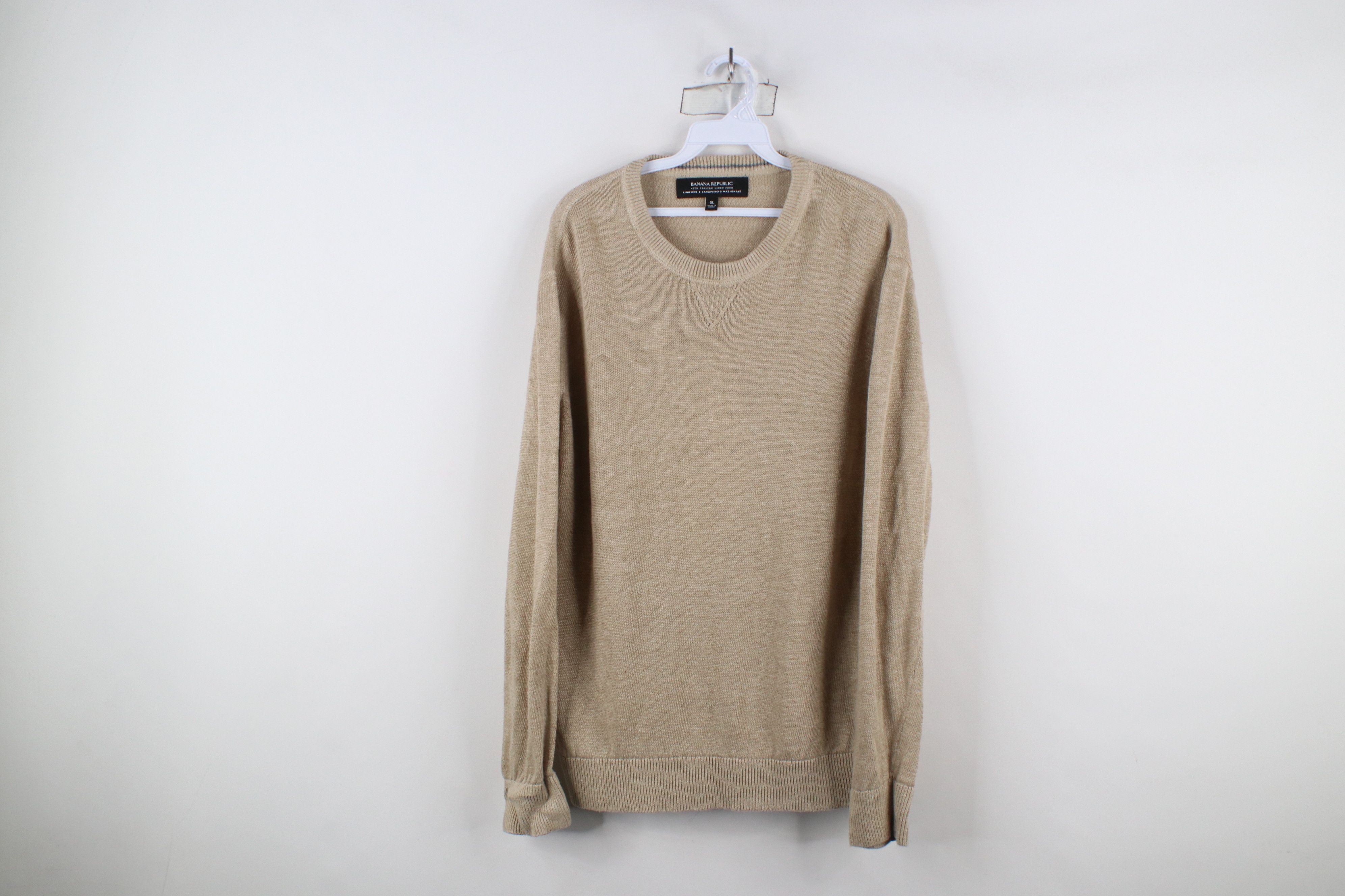 Banana Republic × Vintage Banana Republic E Canapificio Nazionale Knit Sweater Size US XL / EU 56 / 4 - 1 Thumbnail