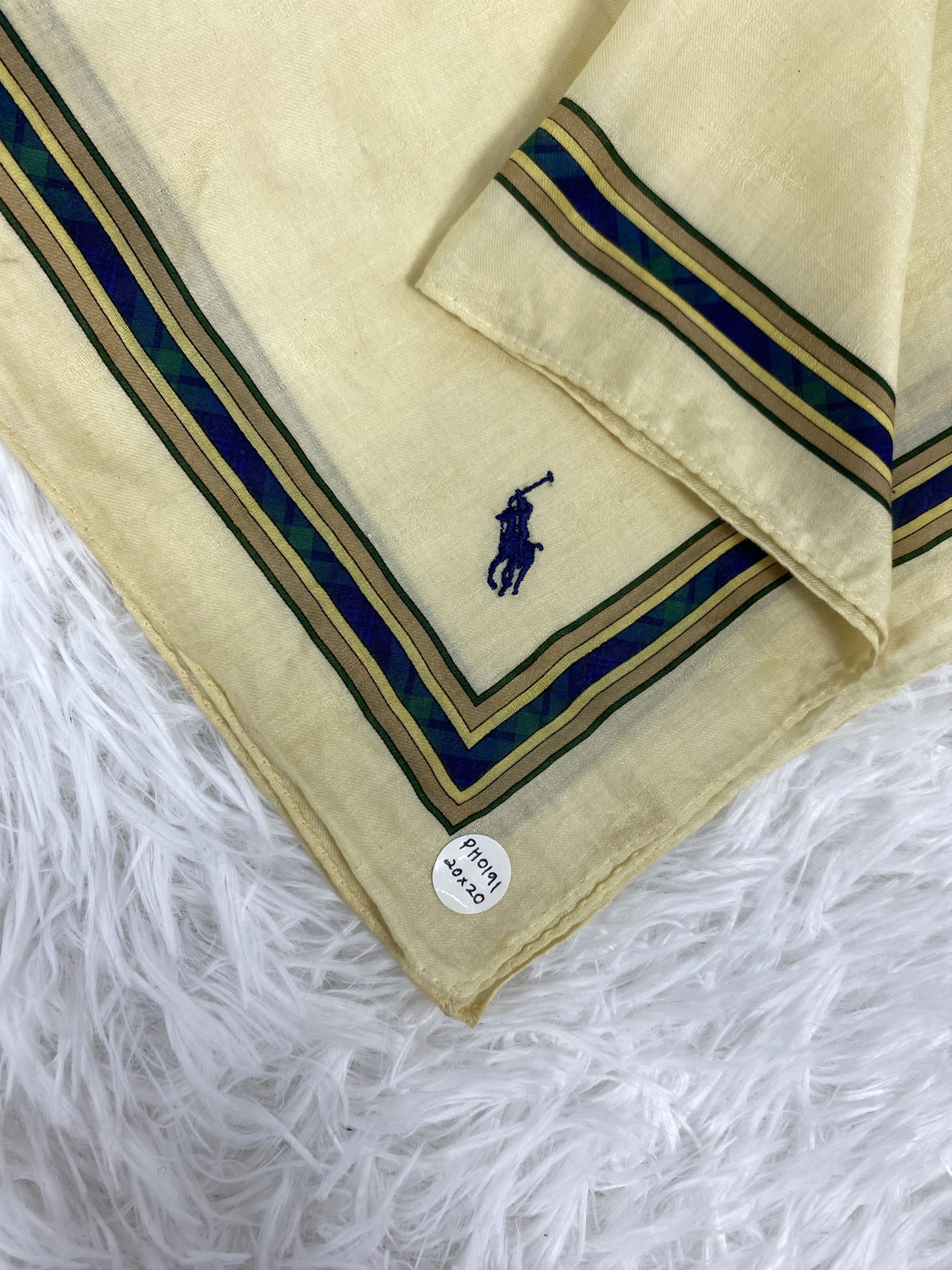 Polo Ralph Lauren × Vintage Vintage Polo Ralph Lauren Handkerchief Neckerchief PH0191 Size ONE SIZE - 2 Thumbnail