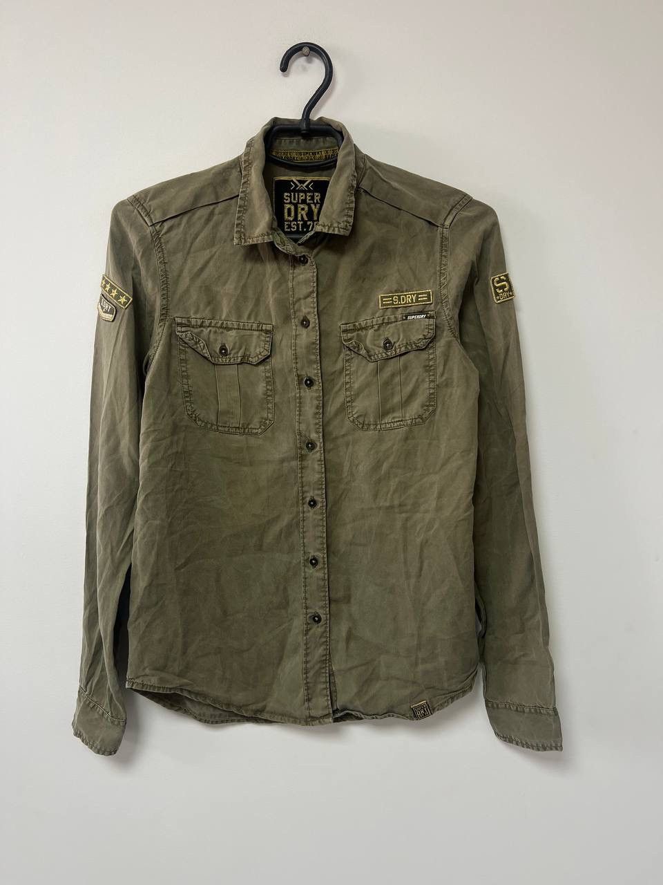 Superdry Vintage Super Dry Military Army Jacket Green US 2 EU 34 Size XS / US 0-2 / IT 36-38 - 1 Thumbnail