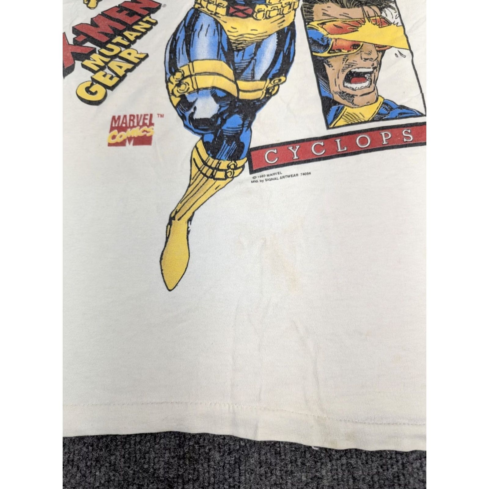 Vintage VINTAGE 1994 Marvel X-Men Cyclops Shirt Signal Artwear White Men's Small USA Size US S / EU 44-46 / 1 - 2 Thumbnail