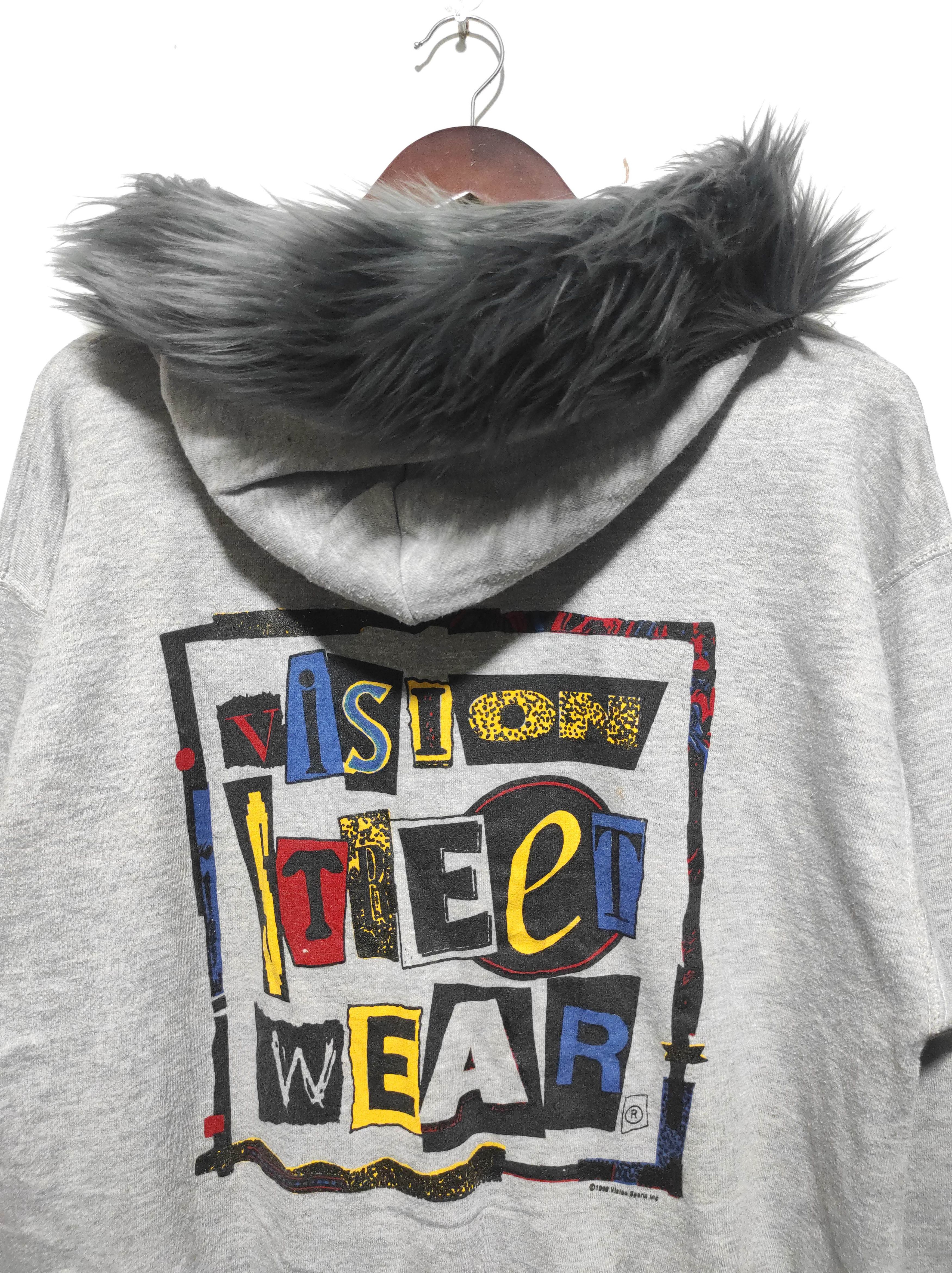 Le Grande Bleu (L.G.B.) Vintage 90s Vision Streetwear Zip Fur hoodie LGB style Size US M / EU 48-50 / 2 - 16 Thumbnail