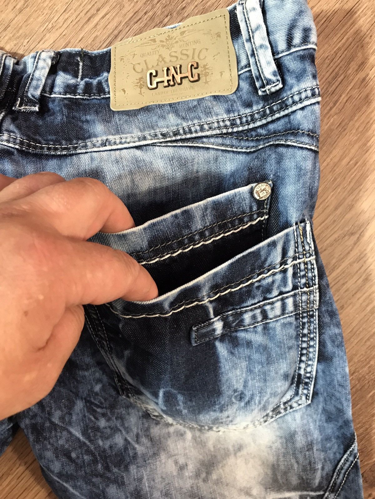 Japanese Brand × Vintage Vintage Distressed Denim Pants Jeans Size 31 Size US 31 - 11 Thumbnail
