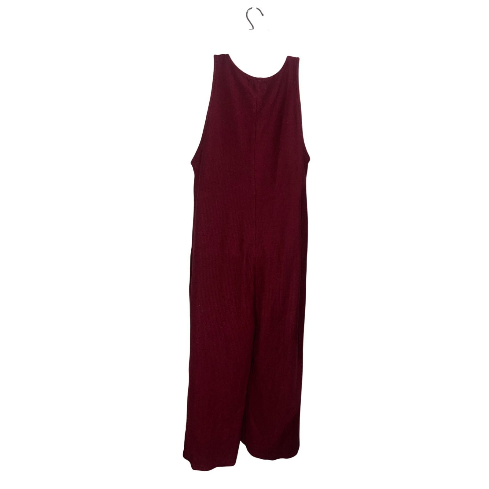 Other Back Beat Co. Lounge Corduroy Knit Cropped Jumpsuit Overall Size 32" / US 10 / IT 46 - 5 Thumbnail