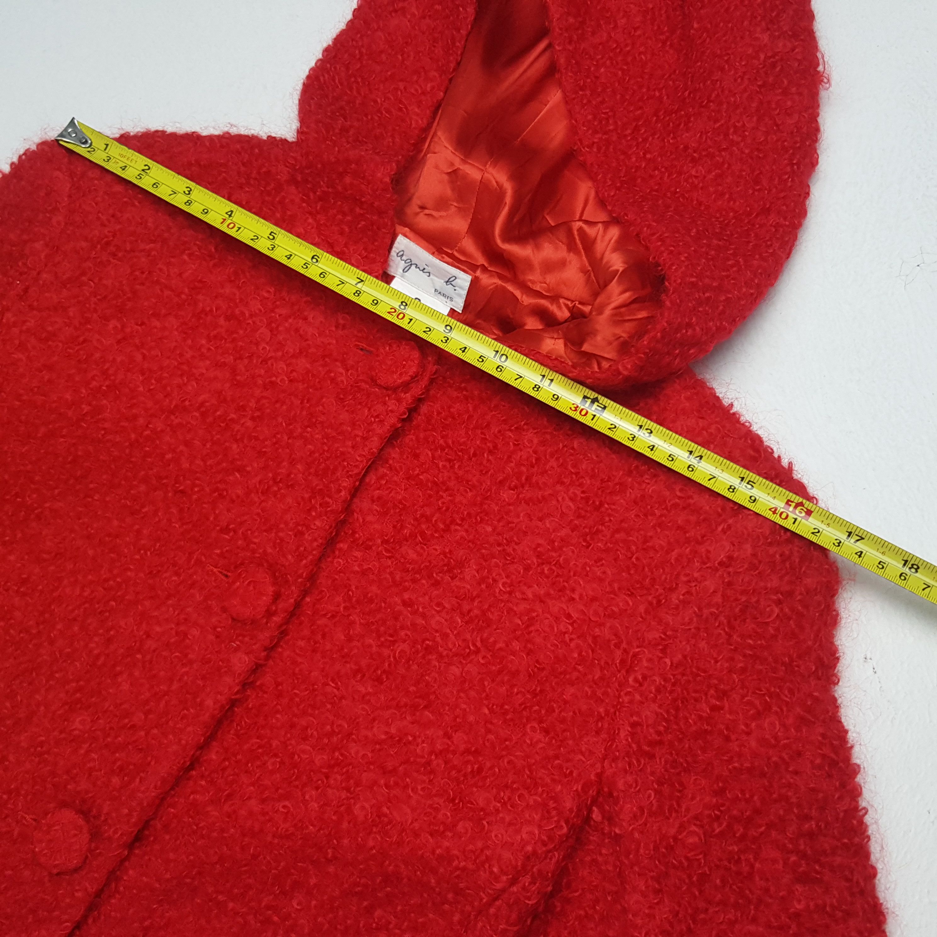 Vintage × agnes b. Vintage Agnes.B Wool Hoodies Jacket Size XS / US 0-2 / IT 36-38 - 7 Thumbnail