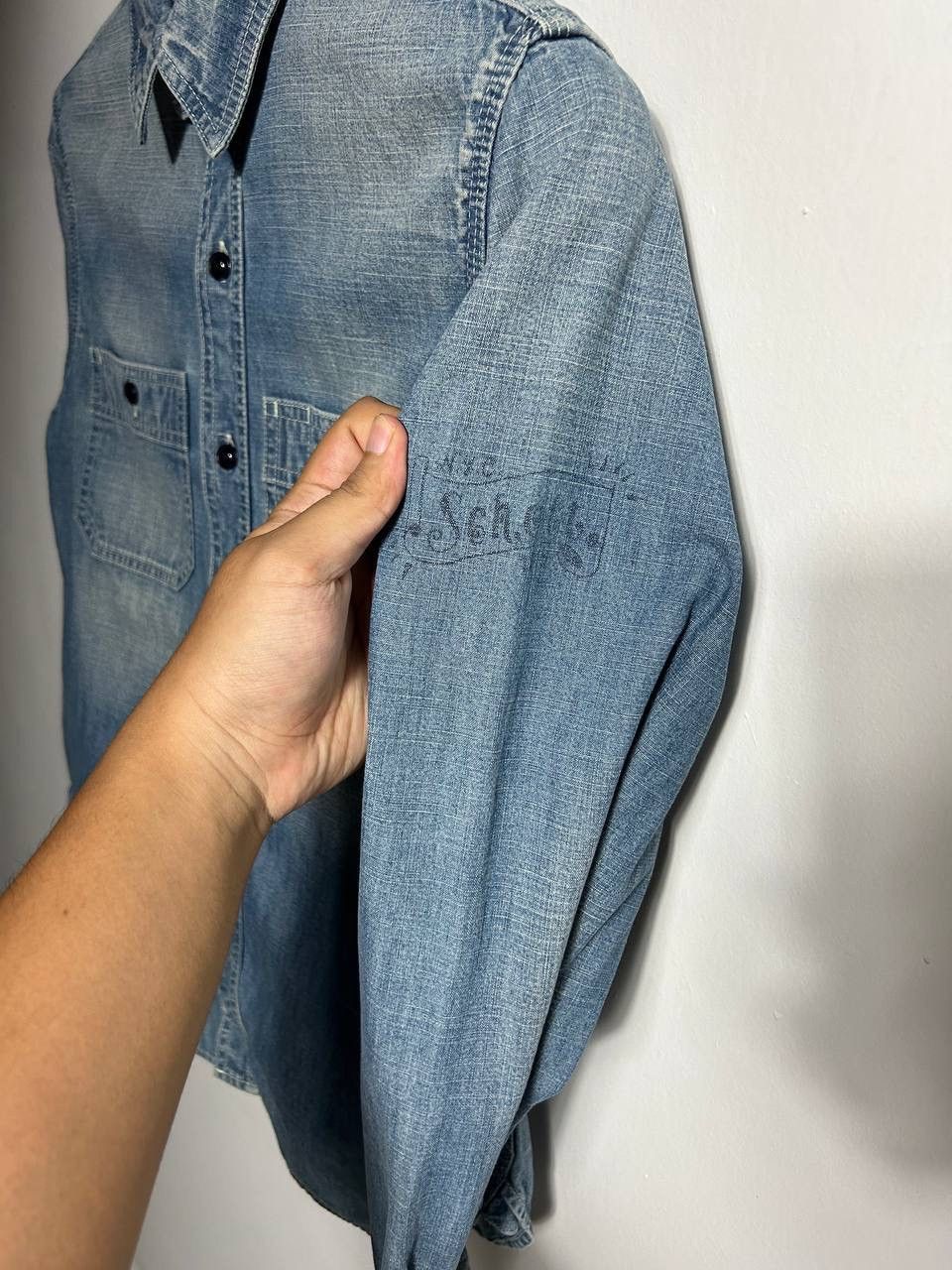 Schott Vintage Schott New York Denim Shirt Size US S / EU 44-46 / 1 - 11 Thumbnail