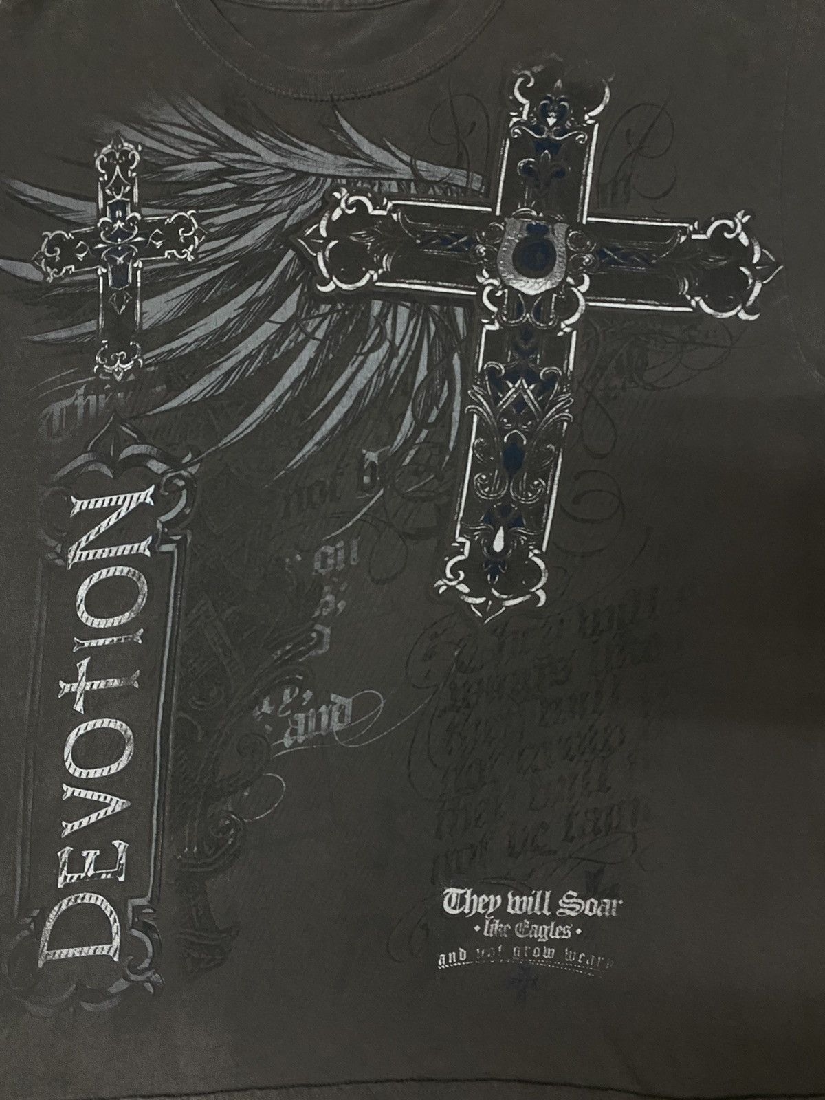 20471120 × Affliction Devotion Tee Affliction Religion they will Soar Eagles Size US M / EU 48-50 / 2 - 4 Thumbnail