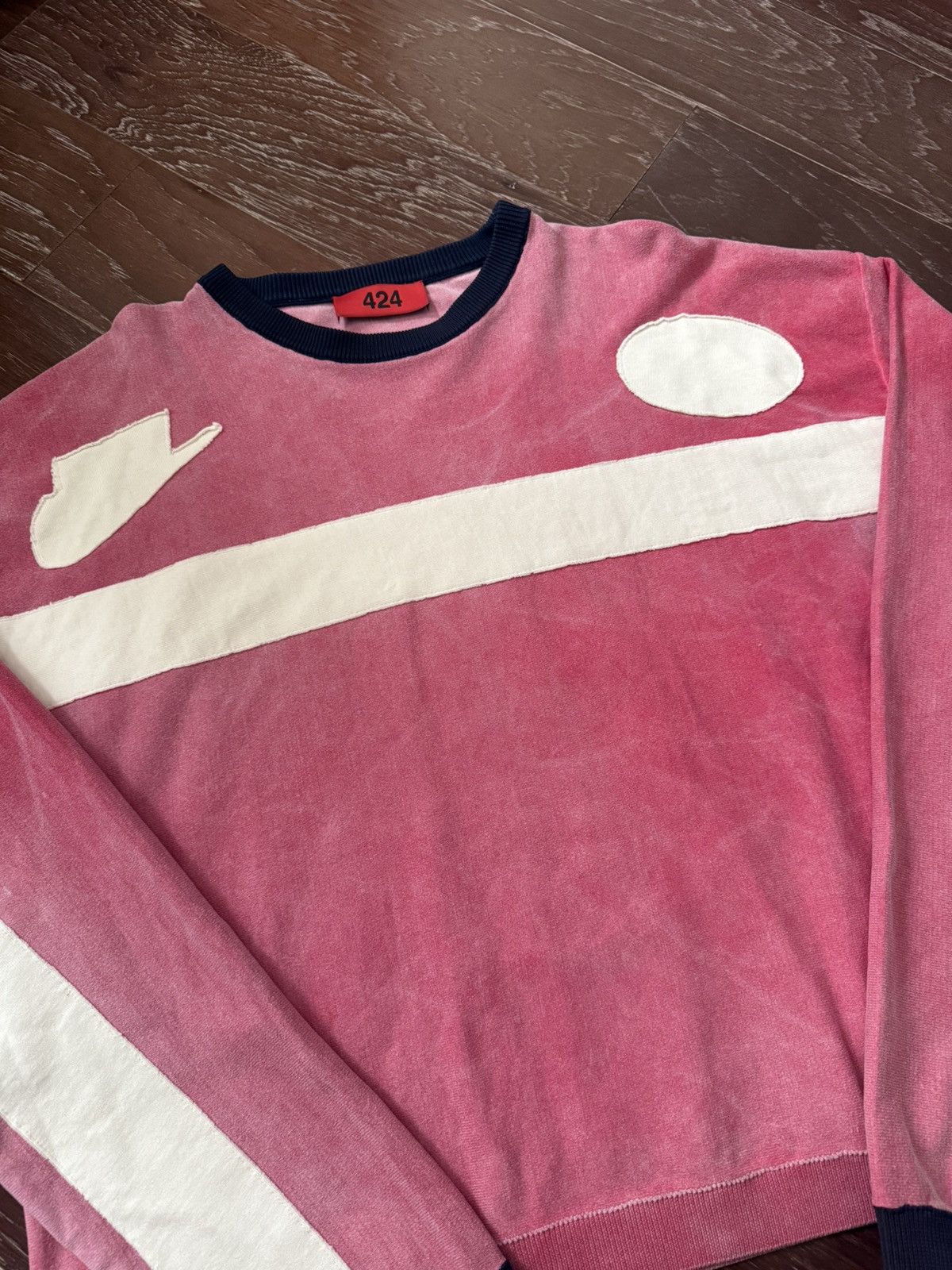 424 424 Soccer Knit Red Vintage Dying Size US L / EU 52-54 / 3 - 2 Thumbnail