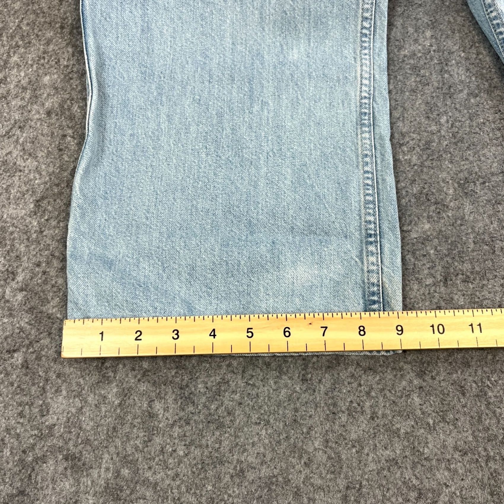 Uniqlo Uniqlo Jeans Baggy Wide-Leg 26 31 Light Wash Blue 100% Cotton Womens Size 6 Regular Size 28" / US 6 / IT 42 - 3 Thumbnail
