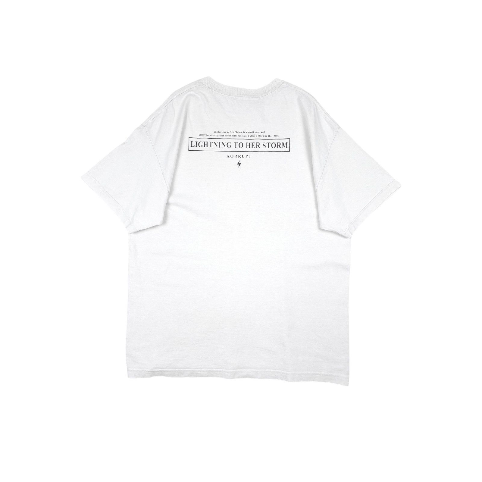 Band Tees × Drain Gang × Vintage 💎 T-shirt Alternative Rock Punk 90s Y2K White Black XL Size US XL / EU 56 / 4 - 2 Thumbnail