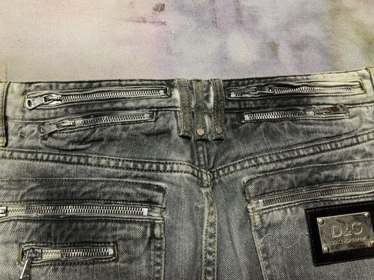 Dolce & Gabbana Dolce Gabbana Bondage Stone Wash Tight Slim Fit Denim Size US 30 / EU 46 - 10 Thumbnail