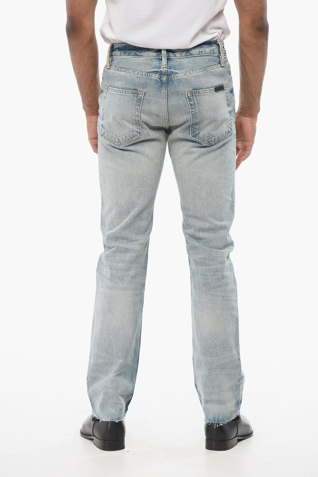 Fear of God og1mm0825 Slim Fit Delavè Denims In Light Blue Size US 30 / EU 46 - 2 Thumbnail