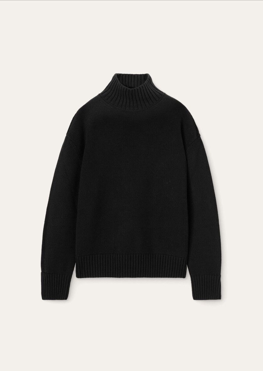 Loro Piana o1srvl11e0125 Parksville High-Neck Sweater in Black Size S / US 4 / IT 40 - 1 Preview