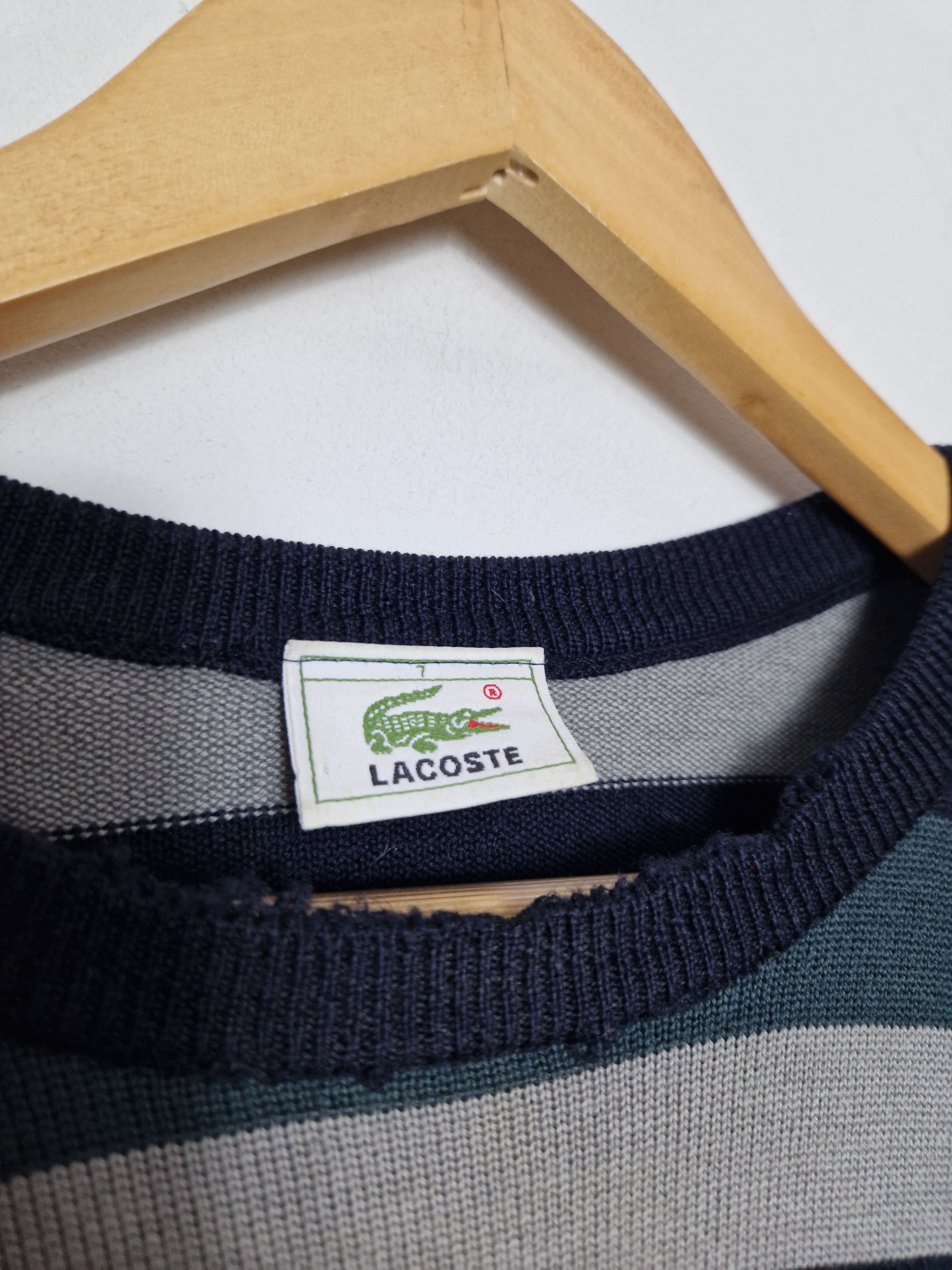 Lacoste × Vintage Lacoste vintage wool sweater Size US XL / EU 56 / 4 - 4 Thumbnail