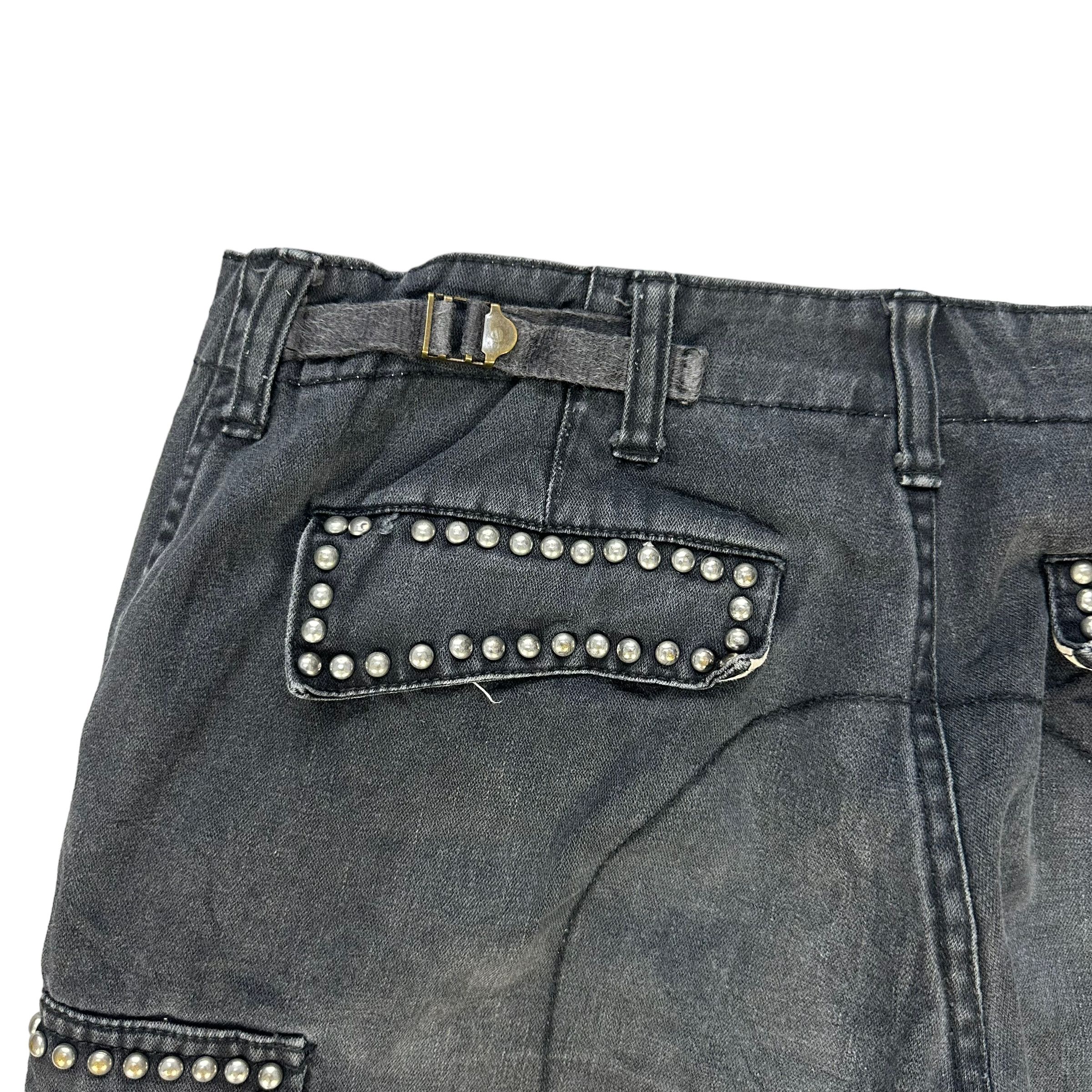 Japanese Brand POWER TO THE PEOPLE STUDDED CARGO PANT #8087-201 Size US 33 - 13 Thumbnail