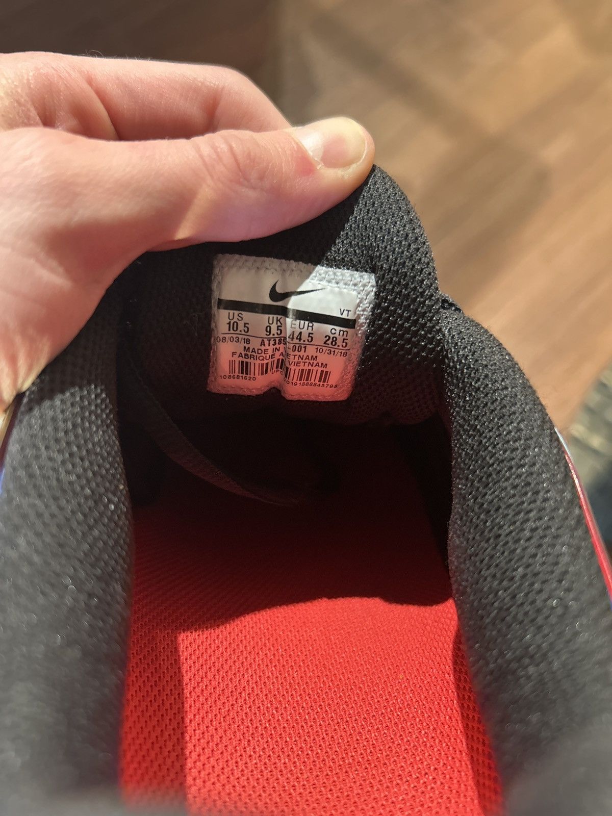 Nike × Supreme Air Max Tailwind IV Size US 10.5 / EU 43-44 - 6 Thumbnail