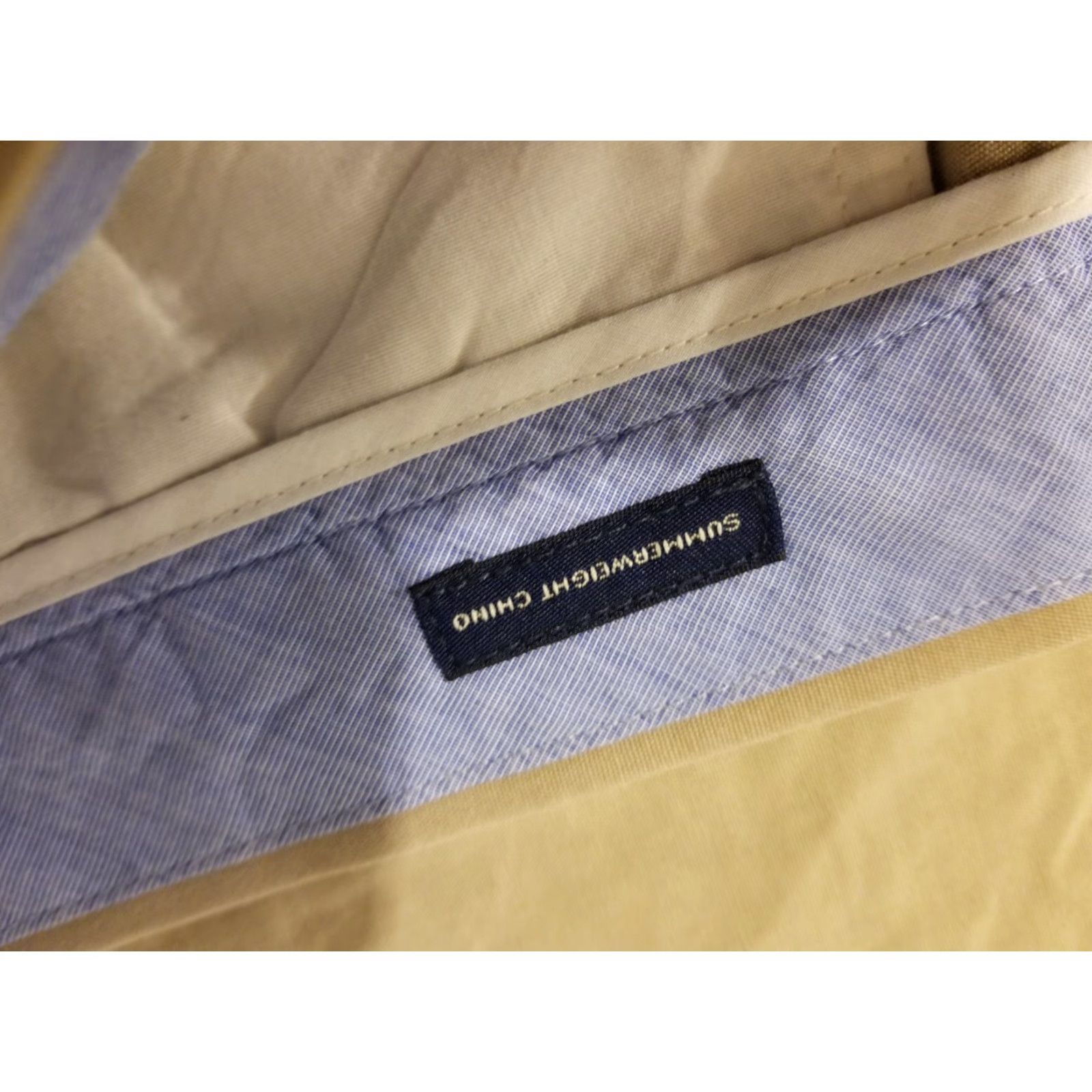 J.Crew VINTAGE Mens J. Crew Khaki Dress Pants 34x30 Cotton Slack Chino Trouser Stretch 35x28 Size US 34 / EU 50 - 8 Thumbnail