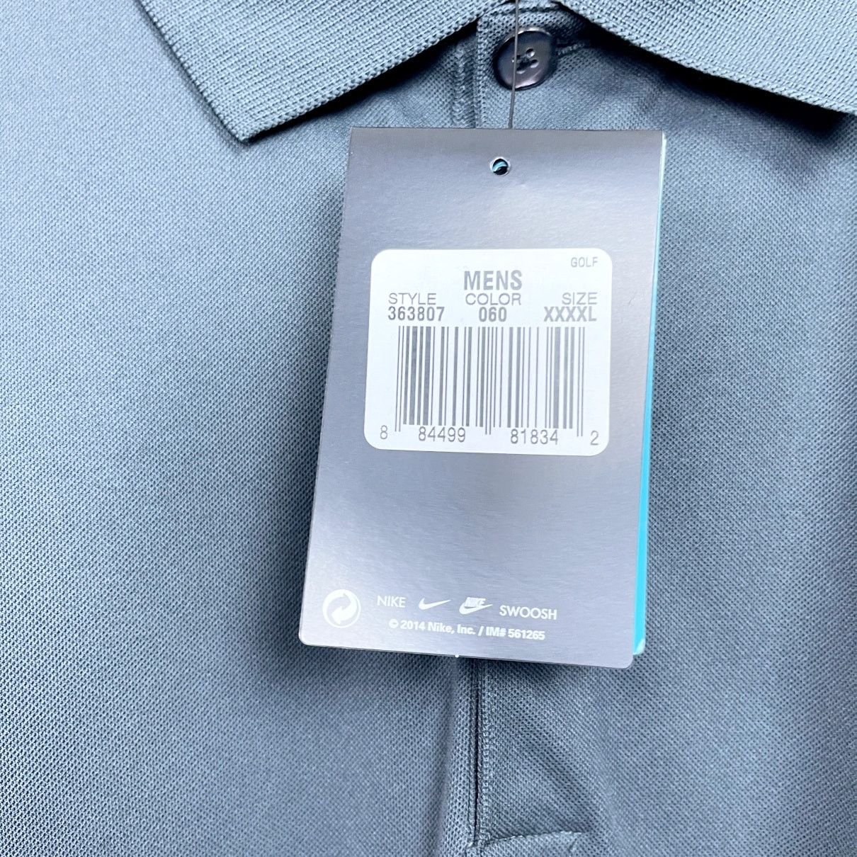 Nike Safelite AutoGlass Nike Dri Fit Polo Shirt Gray Mens 4XL Size US XXL / EU 58 / 5 - 8 Thumbnail