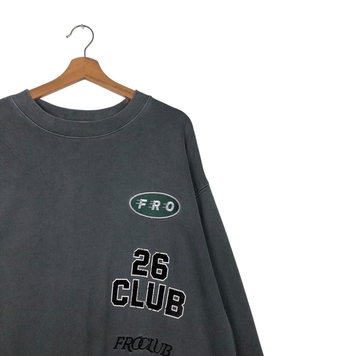 Japanese Brand 📌Vintage Sweatshirt Fro Spaduba Club Big Logo Embroidered Size US L / EU 52-54 / 3 - 7 Thumbnail