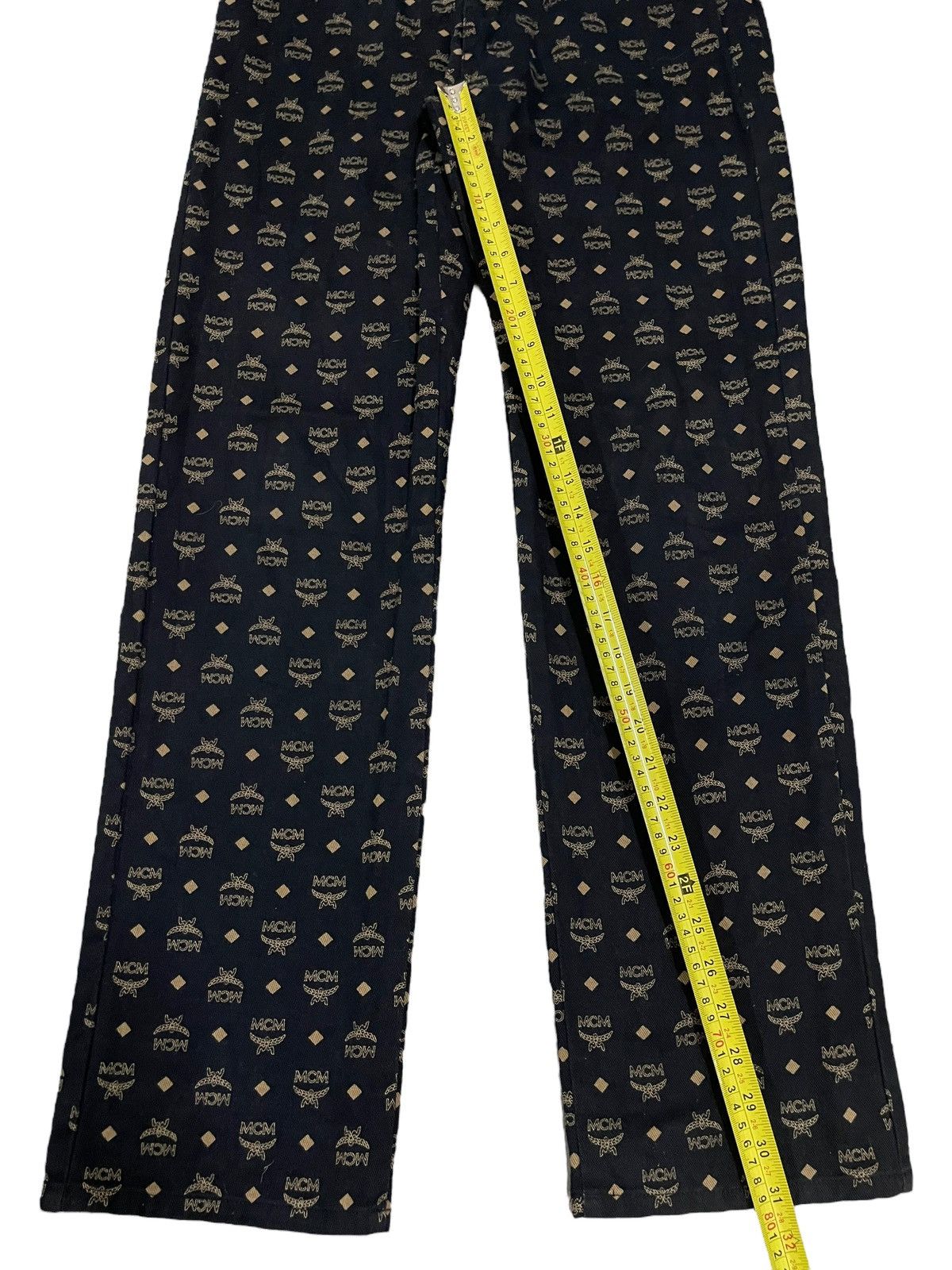 MCM Vintage MCM Legere Full Print Monogram Jeans Size US 27 - 15 Thumbnail