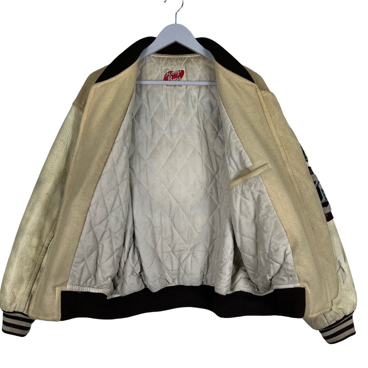 Japanese Brand 🔥 VINTAGE SCOOP BOY VARSITY BOMBER JACKET Size US M / EU 48-50 / 2 - 15 Thumbnail