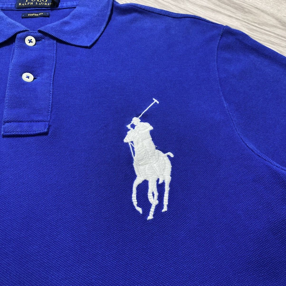 Polo Ralph Lauren Vintage Polo Ralph Lauren RLYC Polo T-shirt Royal Blue Size US M / EU 48-50 / 2 - 9 Thumbnail