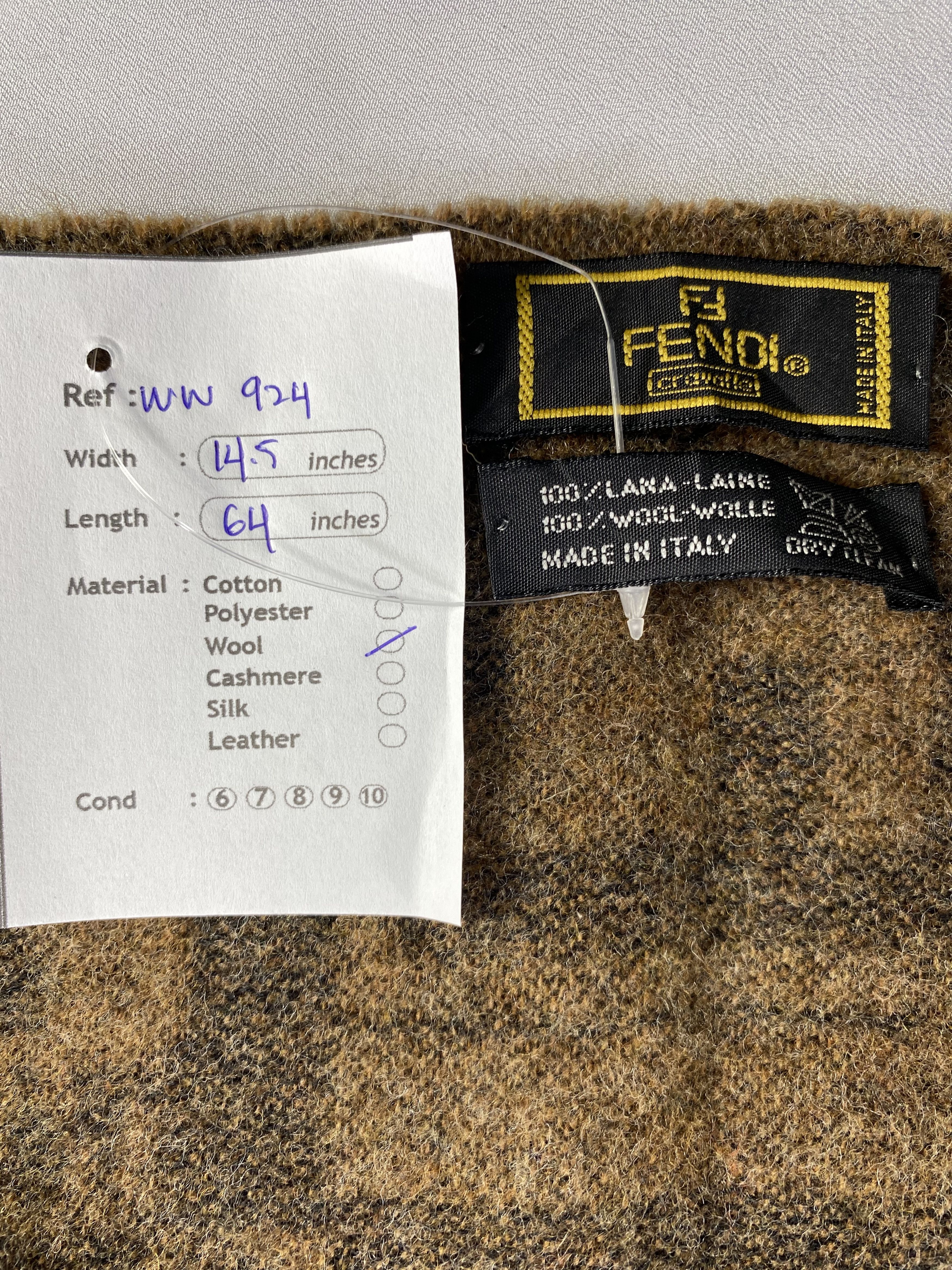 Fendi × Vintage Fendi Scarf / Muffler / Neckwear Size ONE SIZE - 5 Thumbnail
