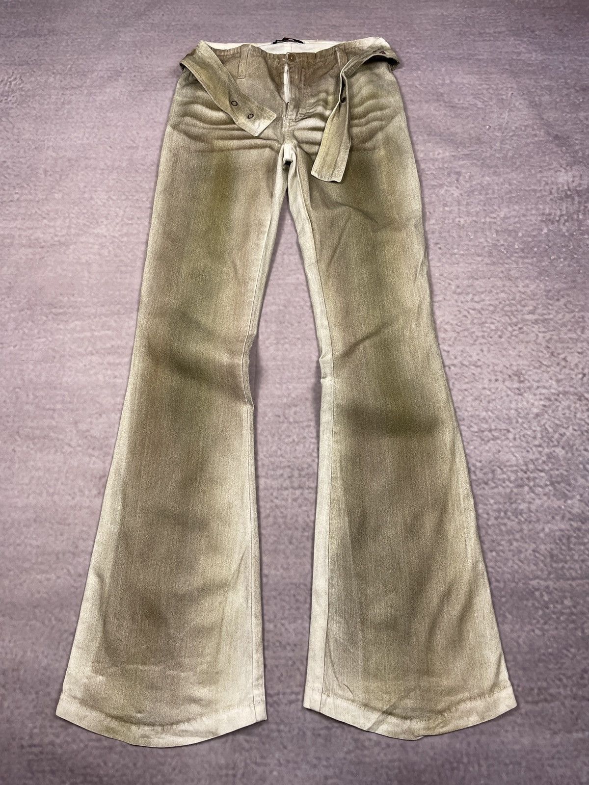 Y2K Vintage LGB IfSixWasNine Style Flared Mud Pants Archive