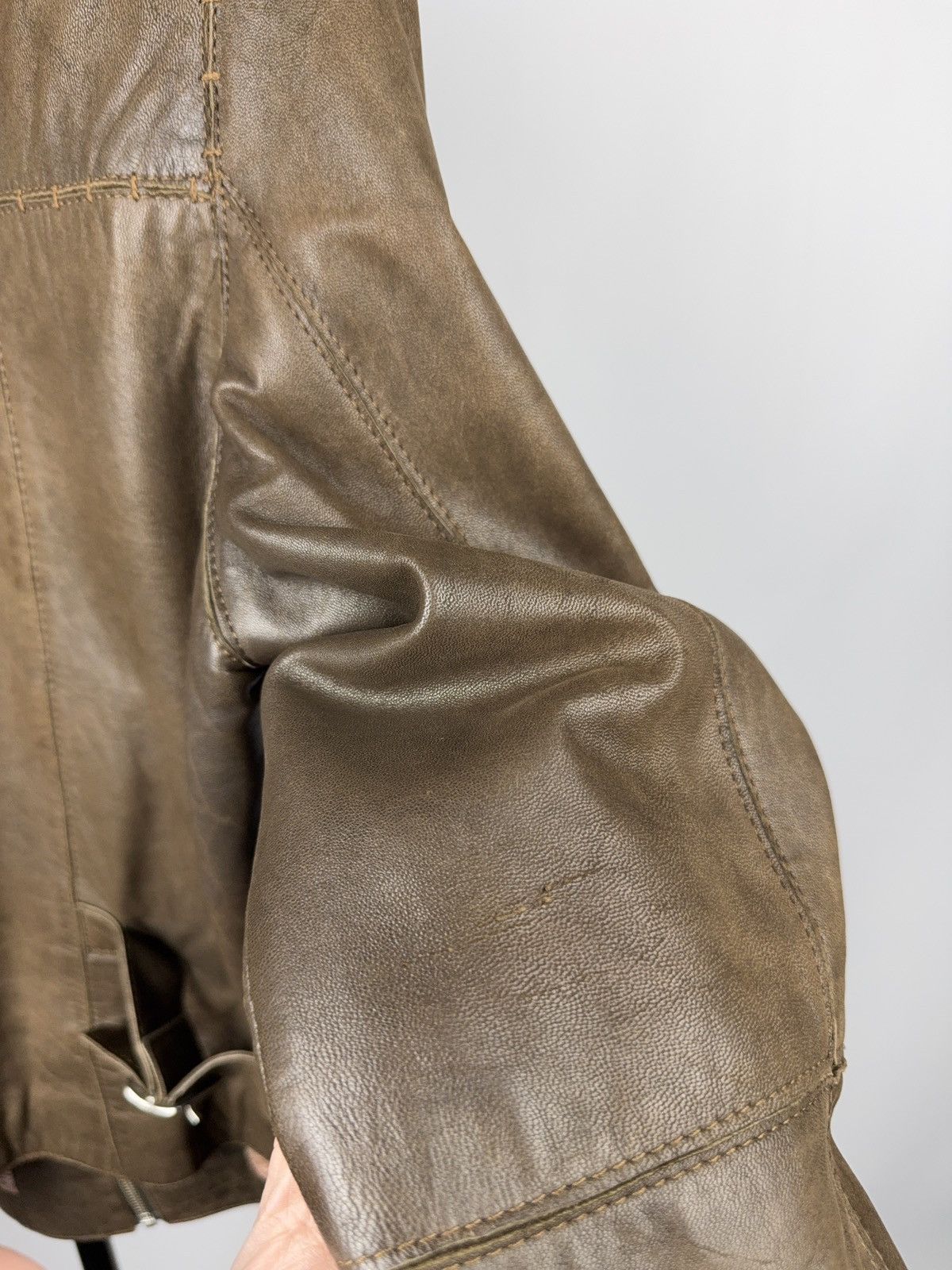 Genuine Leather Vintage Luxury Archive David Moore Brown Leather Jacket 46 Size US S / EU 44-46 / 1 - 18 Thumbnail