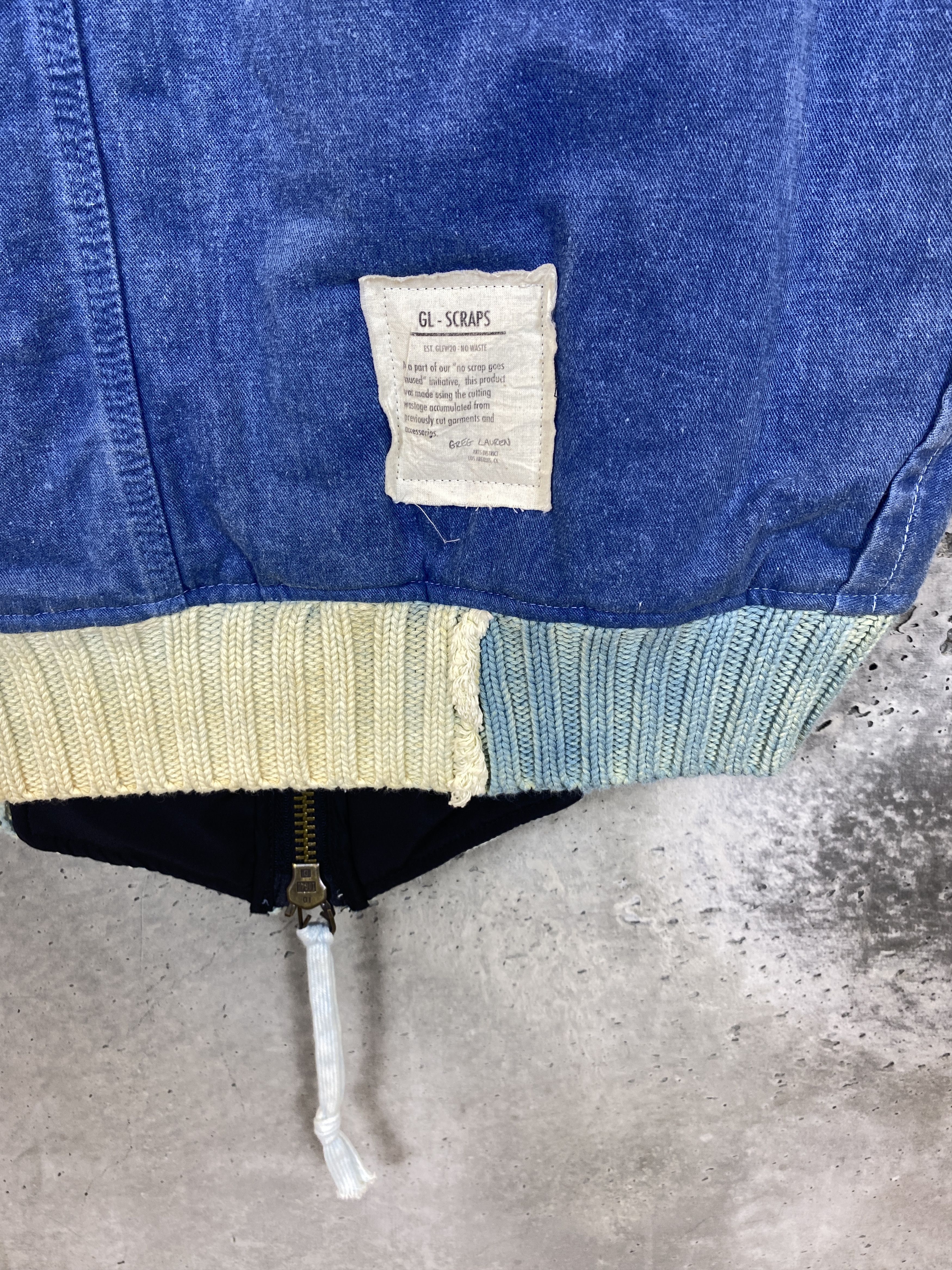 Greg Lauren GREG LAUREN INDIGO FISHERMAN ZIP VEST JACKET Size US XXL / EU 58 / 5 - 3 Thumbnail