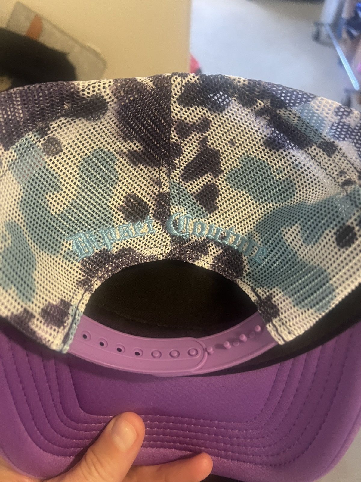 Dipset Dipset Couture Purple Camo Diplomats snapback hat Size ONE SIZE - 4 Thumbnail