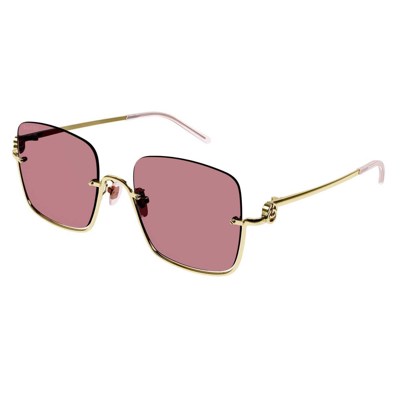 Gucci NEW Gucci Sunglasses GG1279S 003 G0ld/Red Women Authentic Size ONE SIZE - 2 Thumbnail