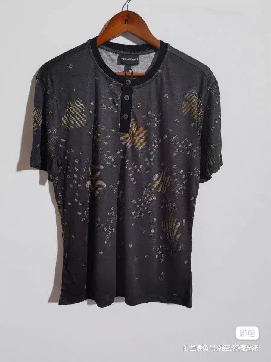 Emporio Armani emporio armani floral print polo tshirt dior prada Size US S / EU 44-46 / 1 - 1 Thumbnail