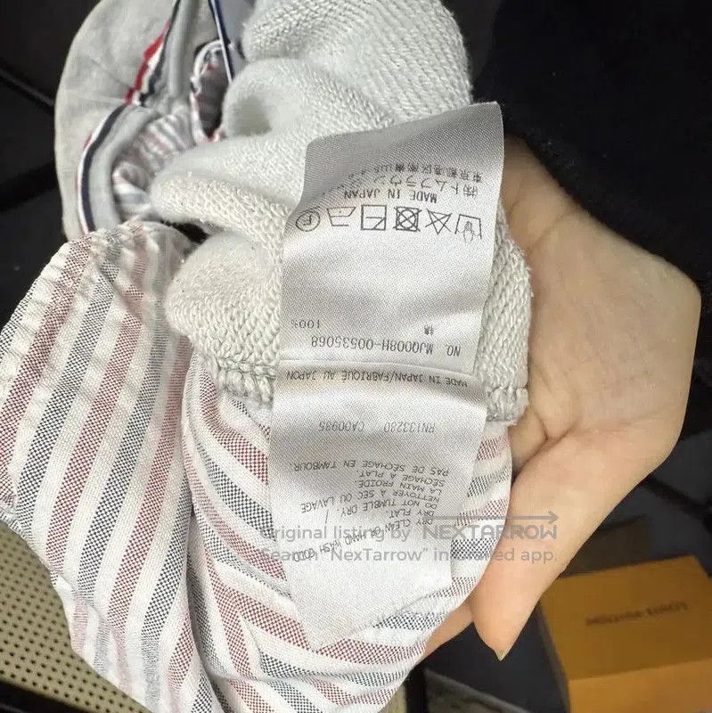 Thom Browne Thom Browne Gray Cotton Joggers Size S . Size 23" - 4 Thumbnail