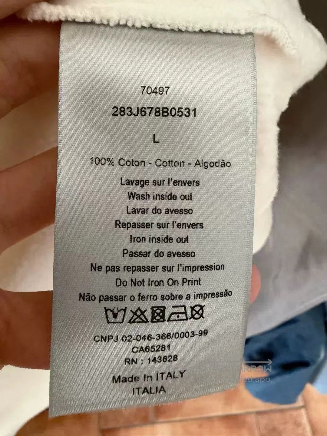 Dior dior white sweatshirt with tags. Size US L / EU 52-54 / 3 - 4 Thumbnail
