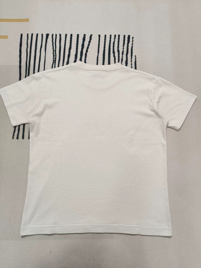 Balenciaga Crown wheat spike embroidered logo short sleeve
