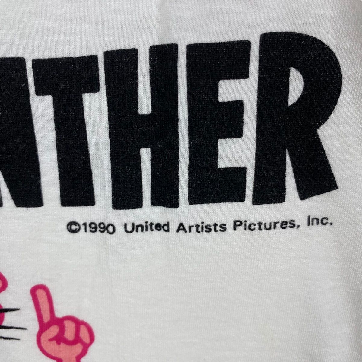 Vintage Vintage 90's PINK PANTHER Bridgestone Promo Tee Shirt Size US M / EU 48-50 / 2 - 3 Thumbnail