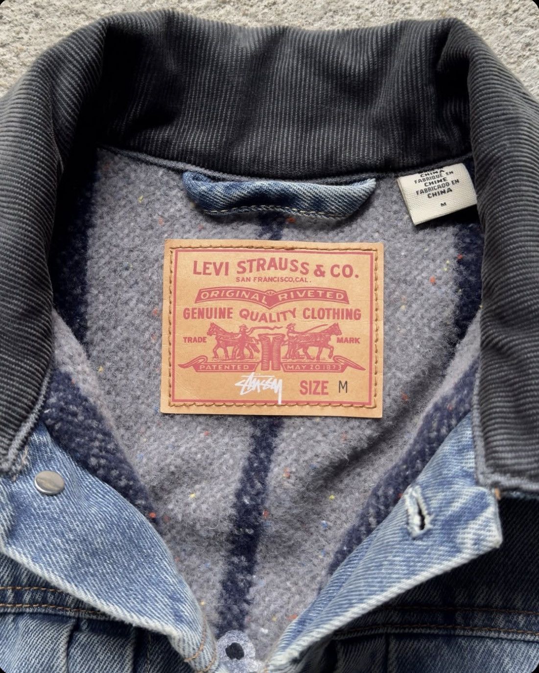 Levi's × Stussy Stussy x Levis palad trucker jacket Size US M / EU 48-50 / 2 - 3 Thumbnail