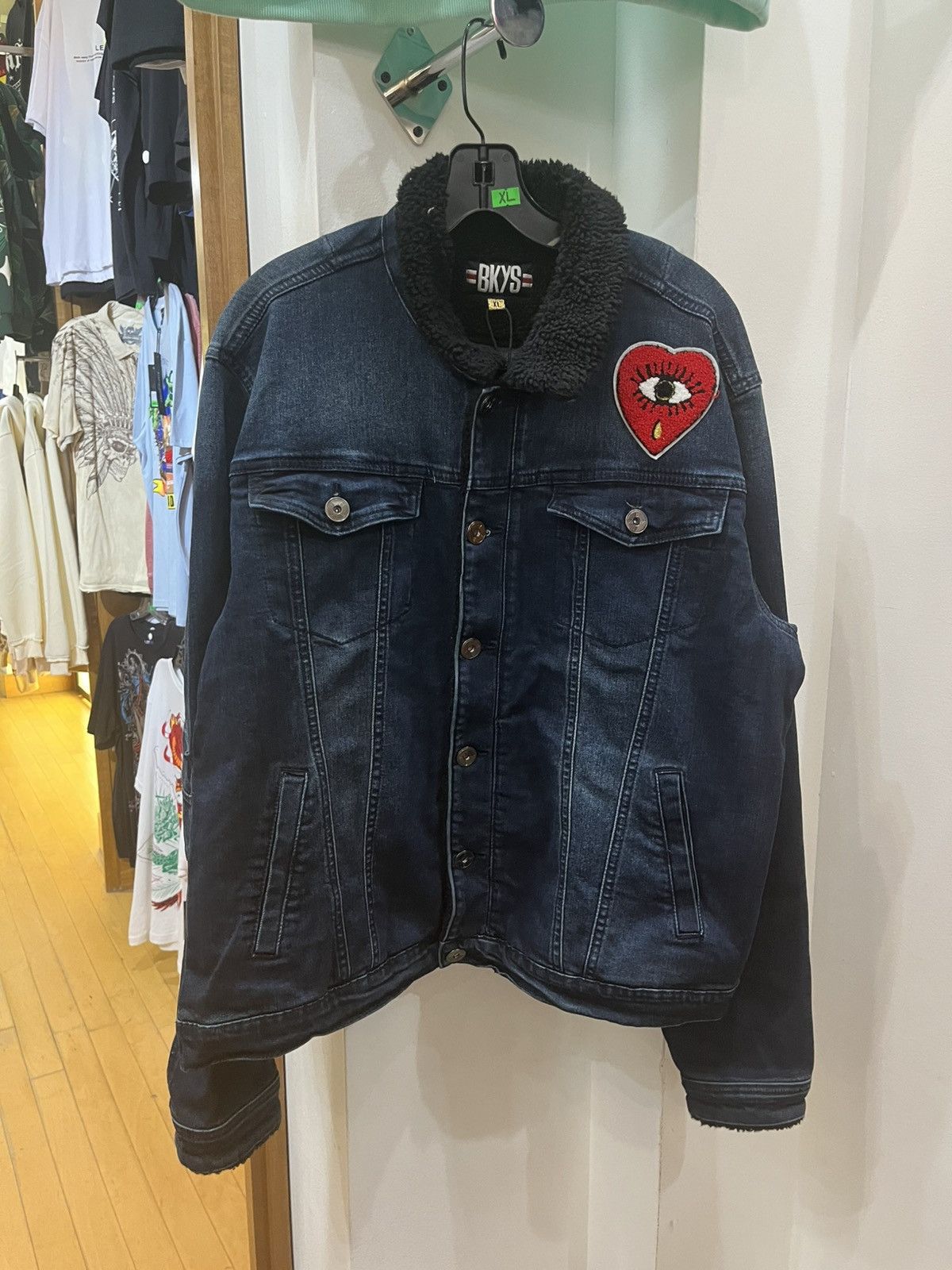 Other Jean Jacket with Black Collar Size US XL / EU 56 / 4 - 1 Thumbnail